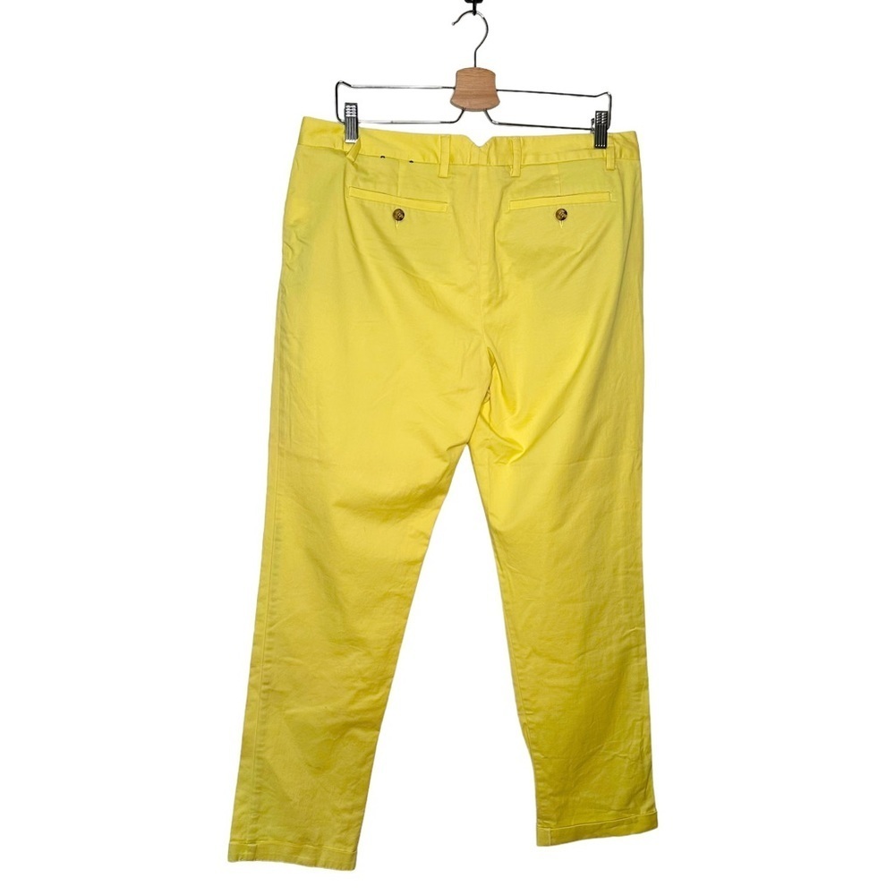 Lands End | Yellow Low Rise Slim Leg Pants Size 12 - Picture 3 of 8